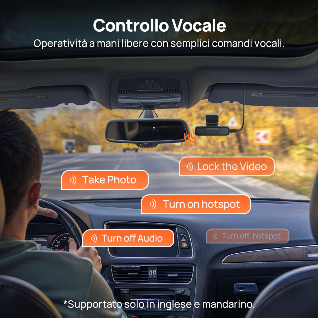 70mai Dash Cam 4K M800 con eMMC integrato, doppia fotocamera Sony STARVIS 2, registrazione HDR, 4G LTE e design compatto - Image 12