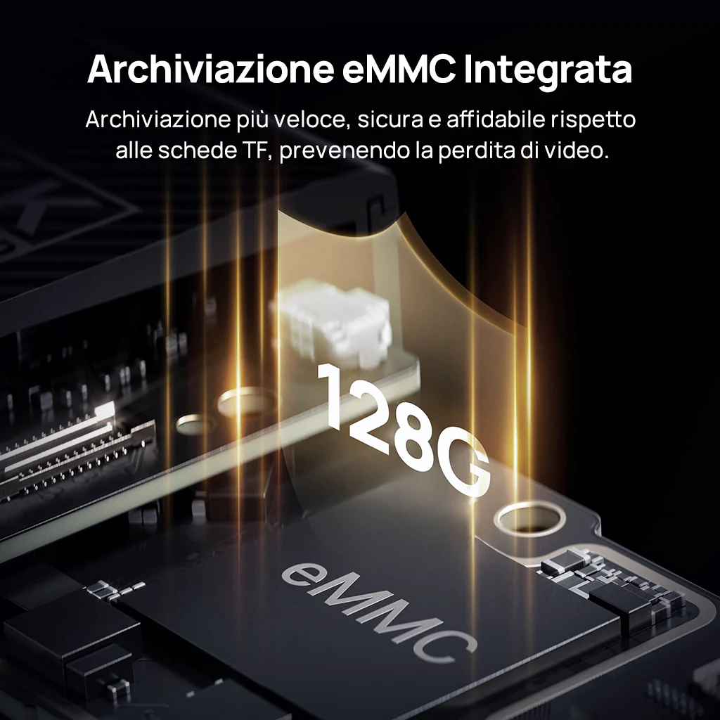 70mai Dash Cam 4K M800 con eMMC integrato, doppia fotocamera Sony STARVIS 2, registrazione HDR, 4G LTE e design compatto - Image 6