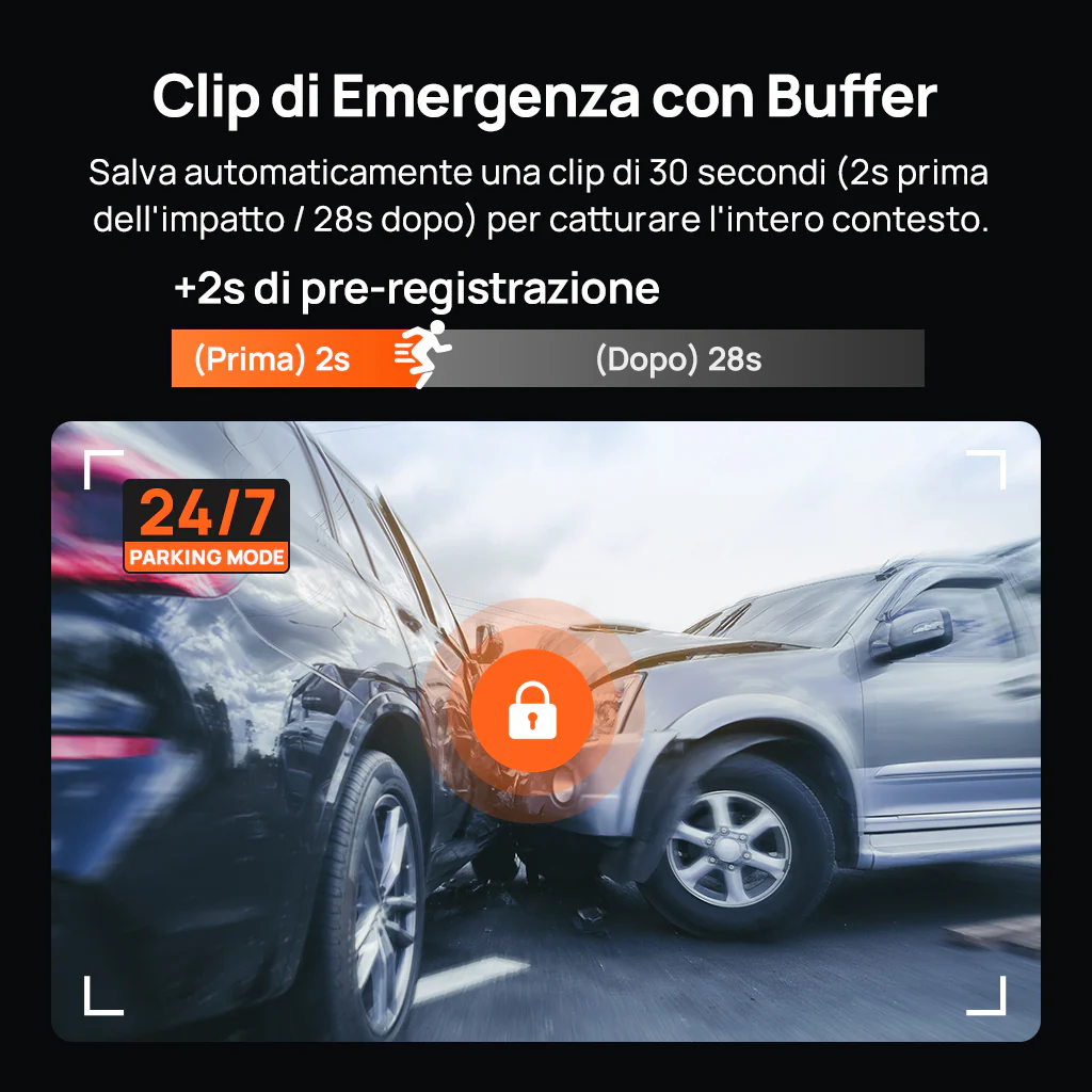 70mai Dash Cam 4K M800 con eMMC integrato, doppia fotocamera Sony STARVIS 2, registrazione HDR, 4G LTE e design compatto - Image 9