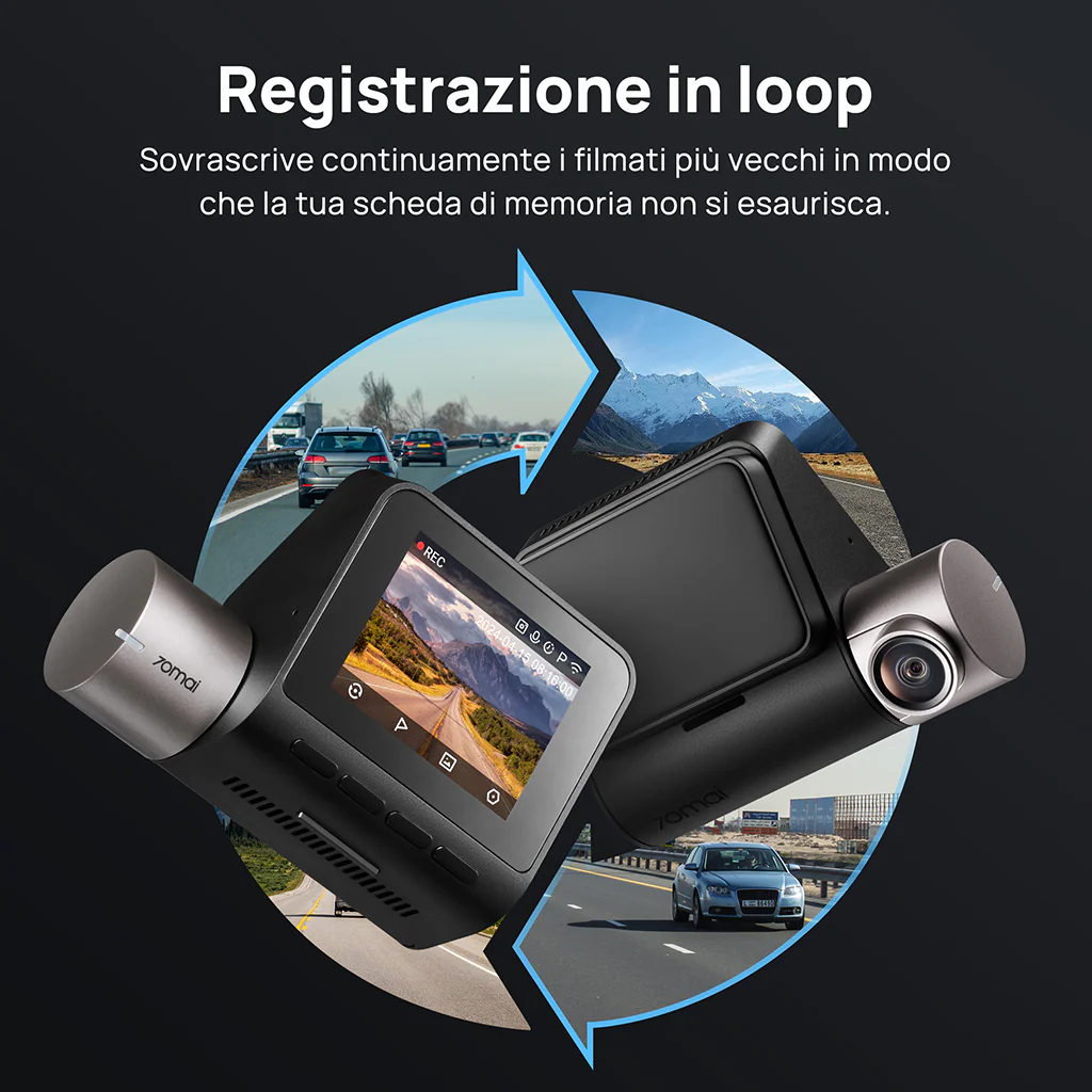 70mai Dash Cam A510 2.7K HD con Sony STARVIS 2, 4G LTE e supporto Dual HDR - Image 8