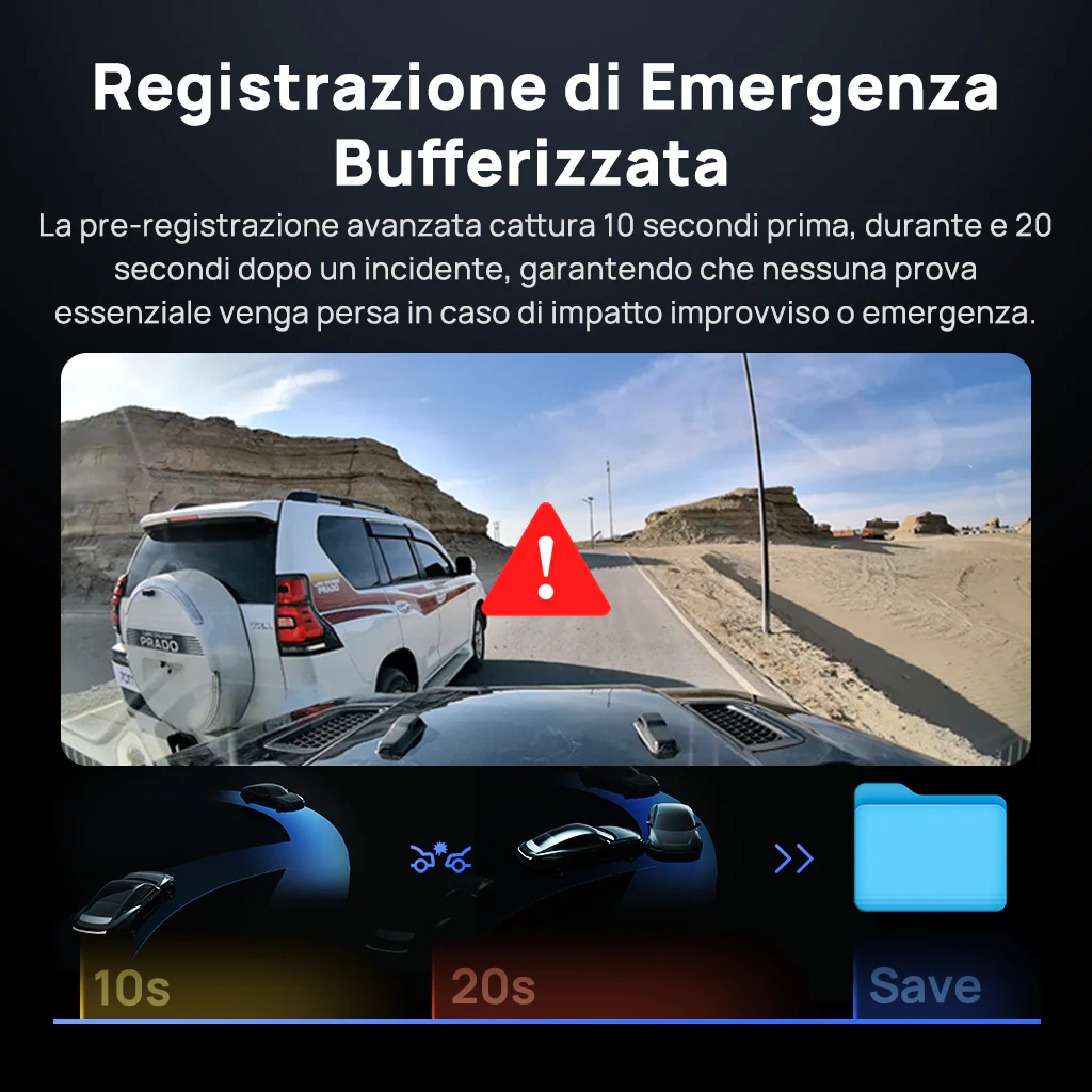 70mai Dash Cam 4K Omni con visione a 360°, doppia telecamera Sony STARVIS 2, IA 2.0 e supporto 4G LTE - Image 9