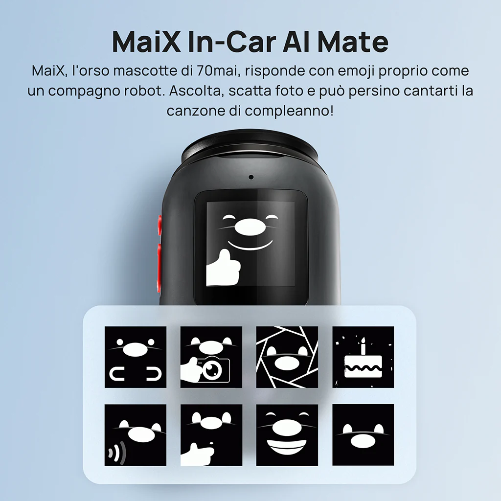 70mai Dash Cam Omni con visione a 360°, memoria eMMC integrata, rilevamento AI e supporto 4G LTE - Image 14