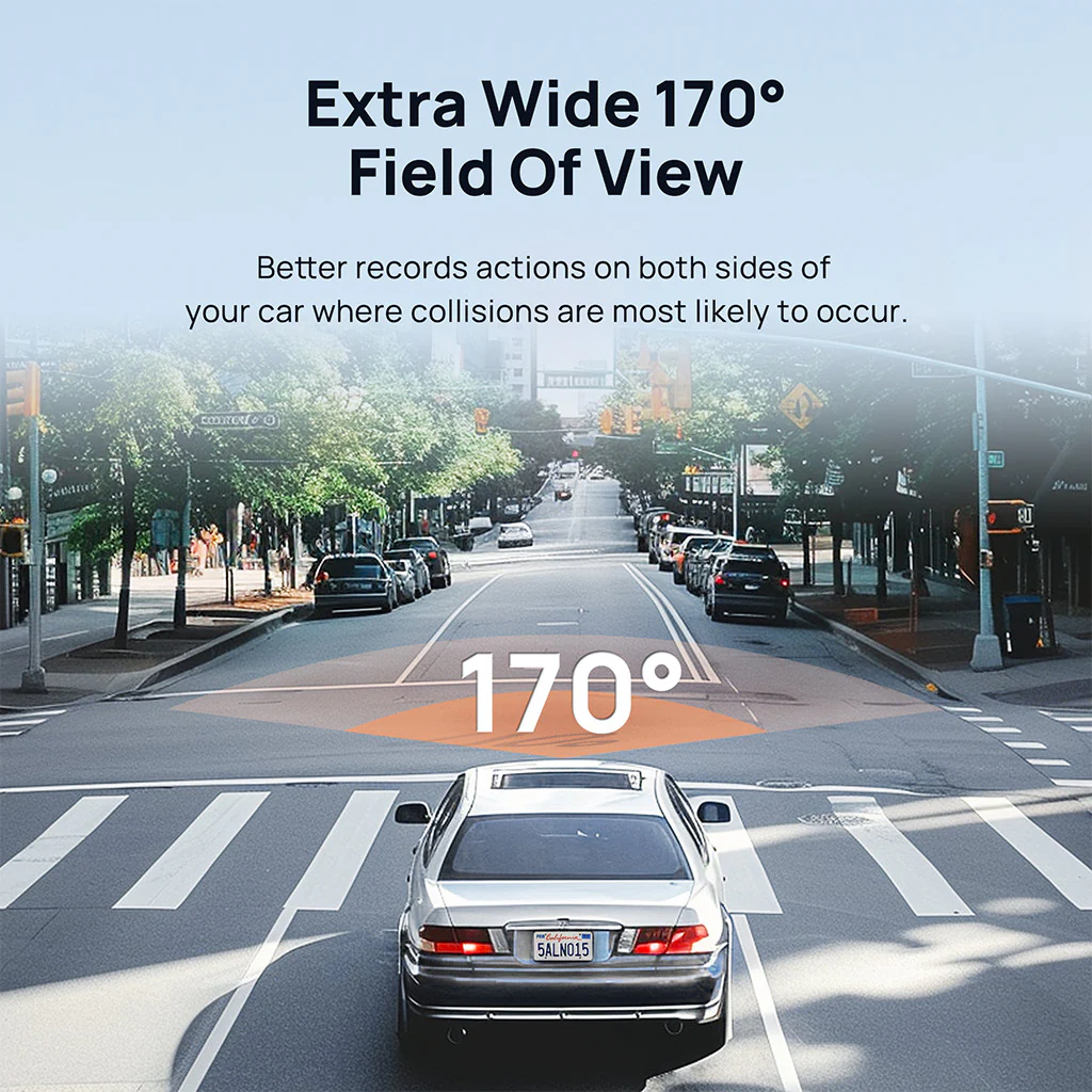 70mai Dash Cam M500 2.7K HD con eMMC integrato, campo visivo di 170° e registrazione HDR - Image 3