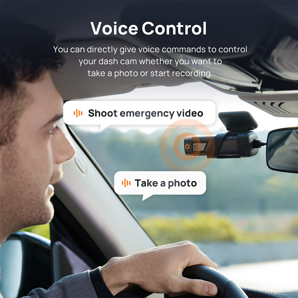 70mai Dash Cam M500 2.7K HD con eMMC integrato, campo visivo di 170° e registrazione HDR - Image 8